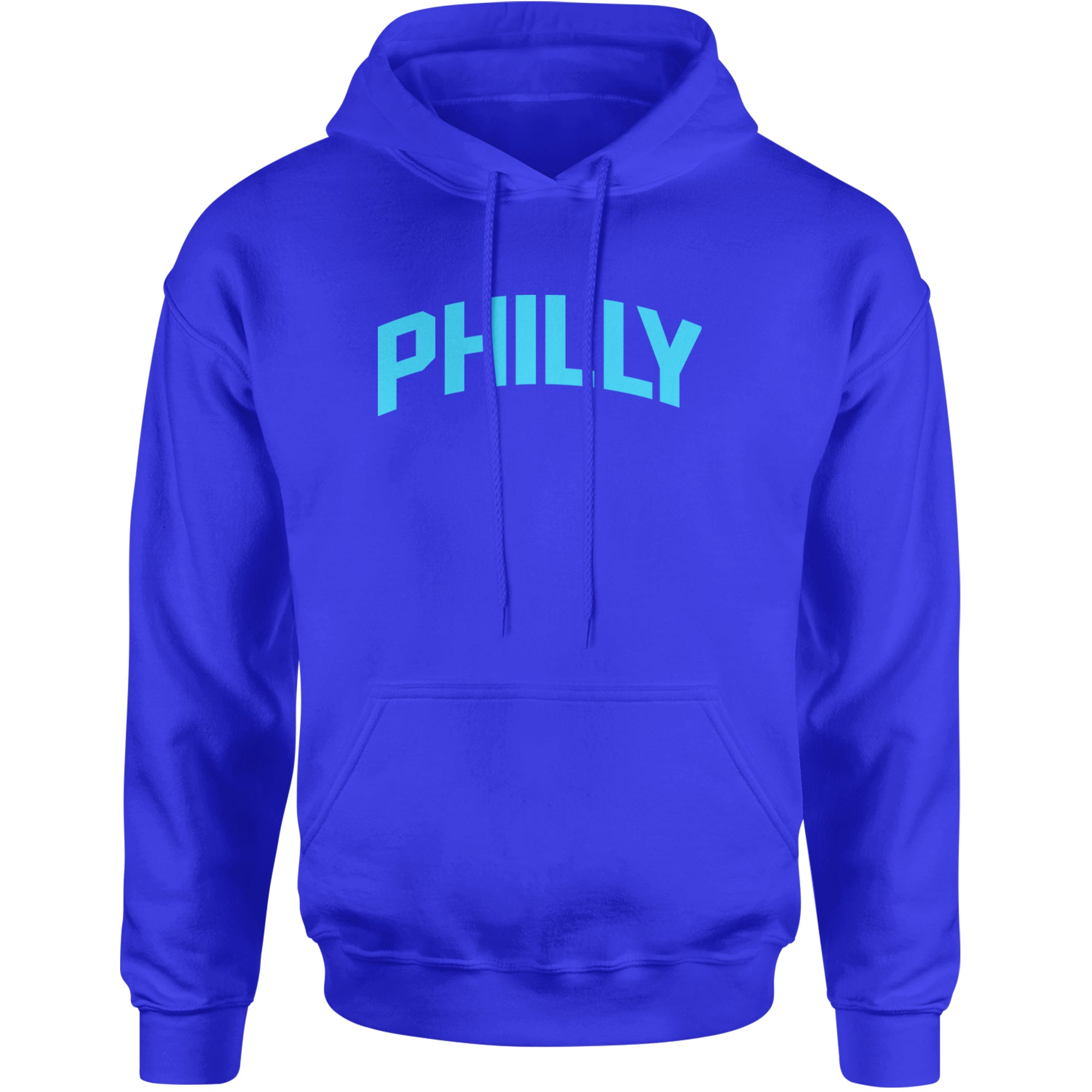 Philly Philadelphia Pride Adult Hoodie Sweatshirt Royal Blue