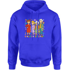 Golden Forever Golden Girls Adult Hoodie Sweatshirt Royal Blue