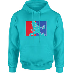 Batter Up Philly Baseball Phan Adult Hoodie Sweatshirt Teal
