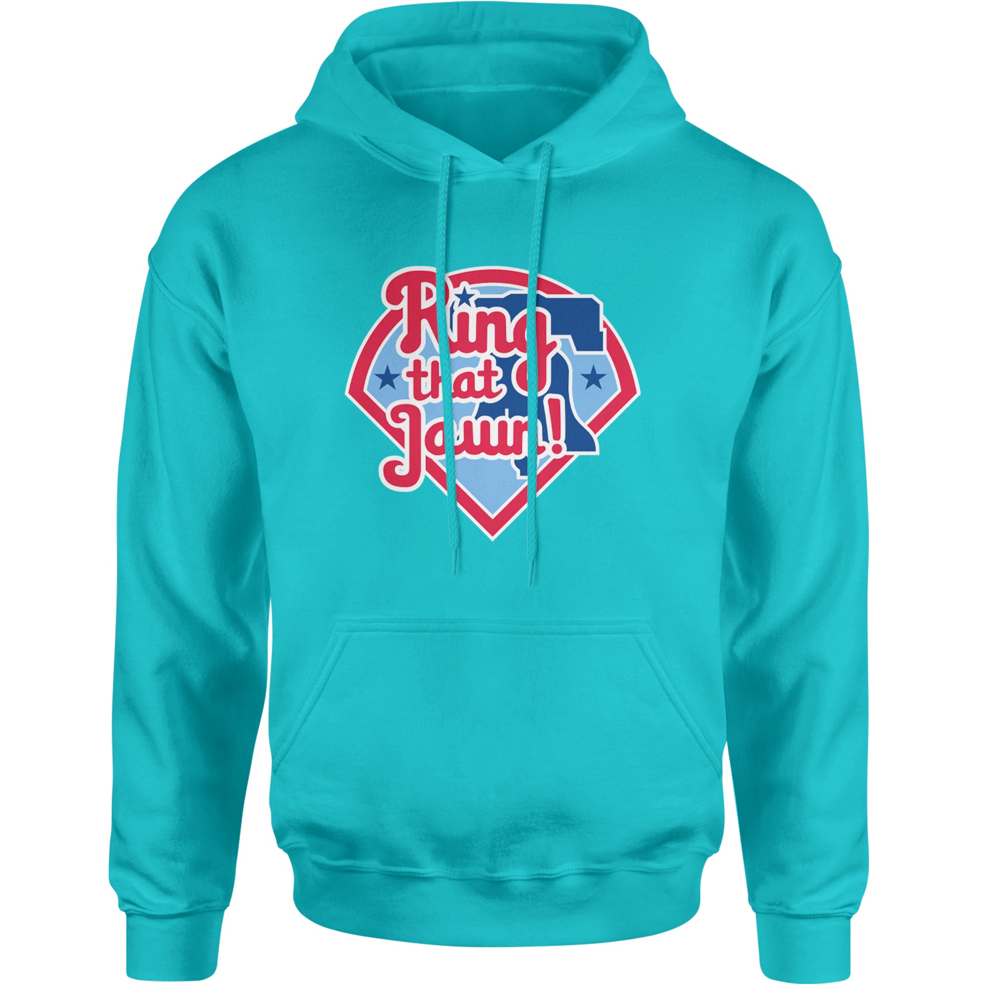 Ring That Jawn Philly Baseball Adult Hoodie Sweatshirt Teal