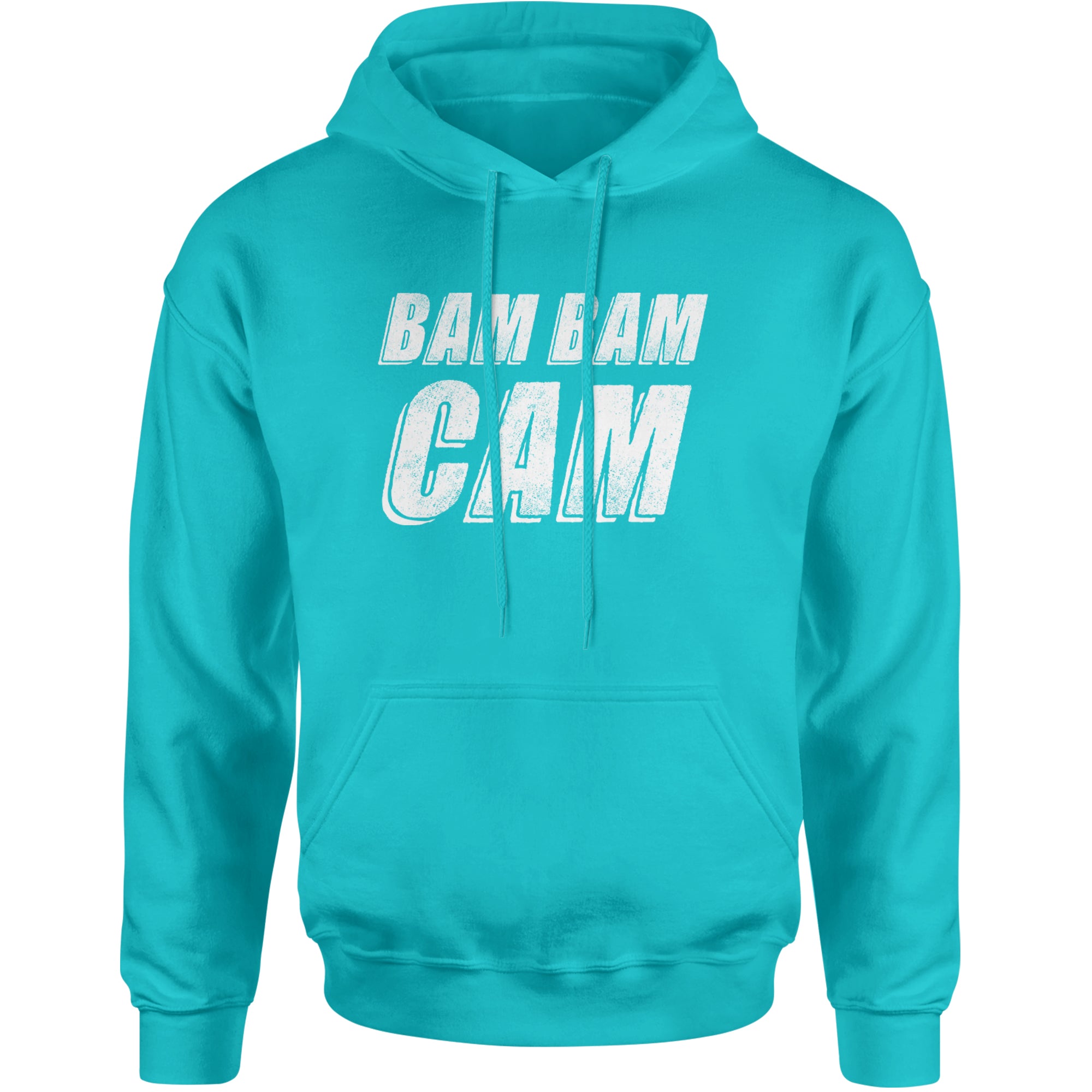 Bam Bam Cam Adult Hoodie Sweatshirt Teal