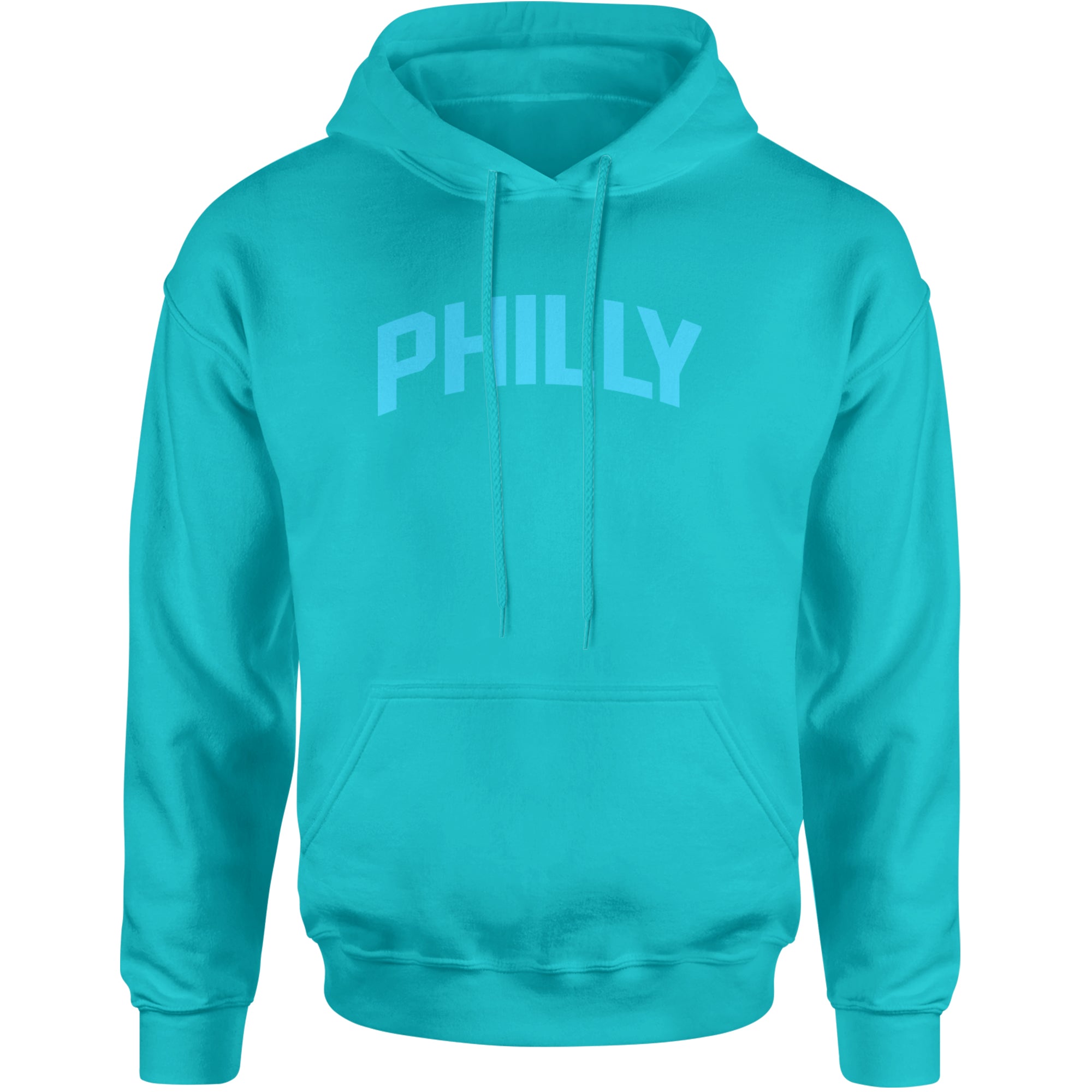 Philly Philadelphia Pride Adult Hoodie Sweatshirt Teal