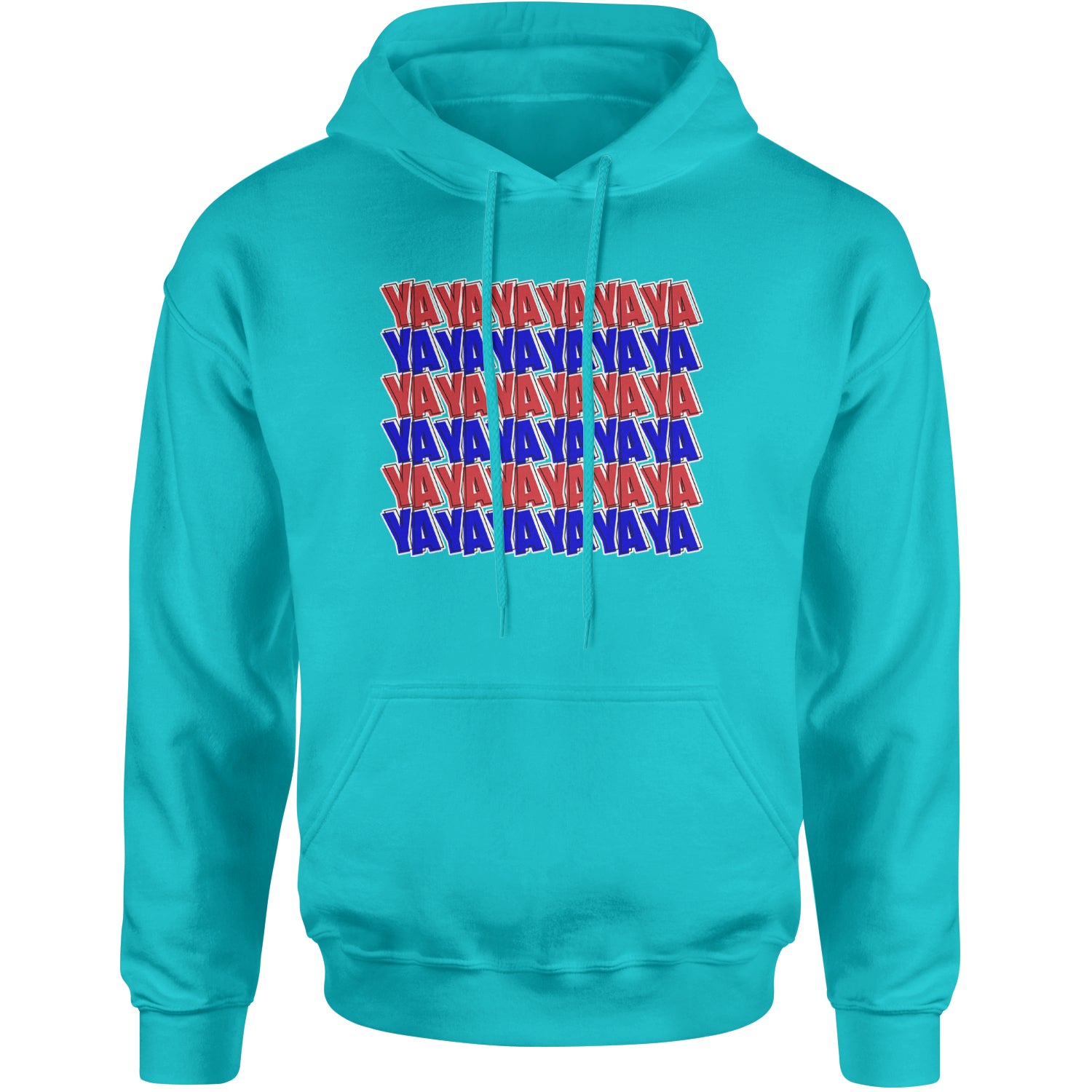 YaYaYa YaYa Cowboy Adult Hoodie Sweatshirt Teal