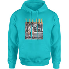 Golden Girls Thug Life Street Adult Hoodie Sweatshirt Teal