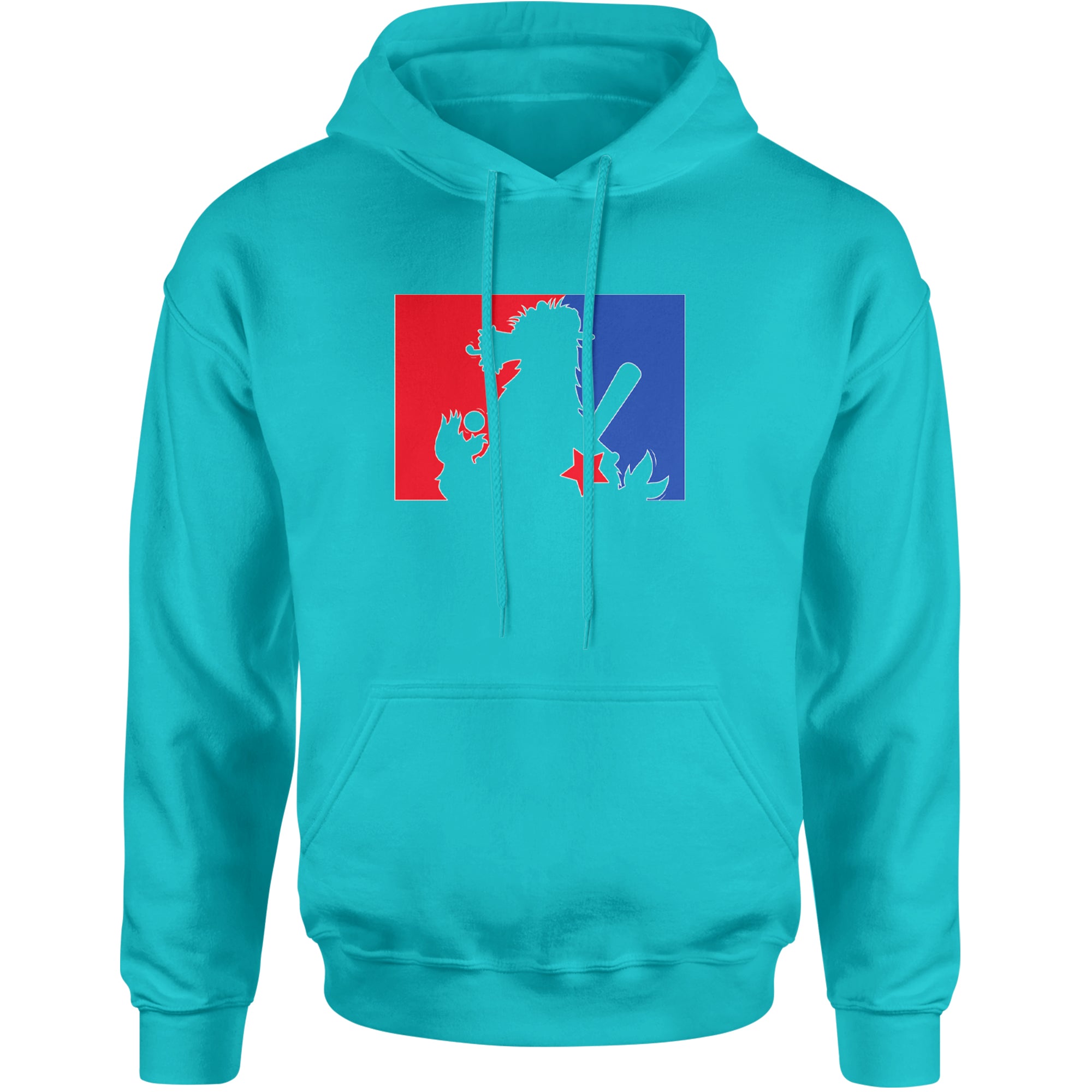 Philly Baseball Phan Adult Hoodie Sweatshirt Teal