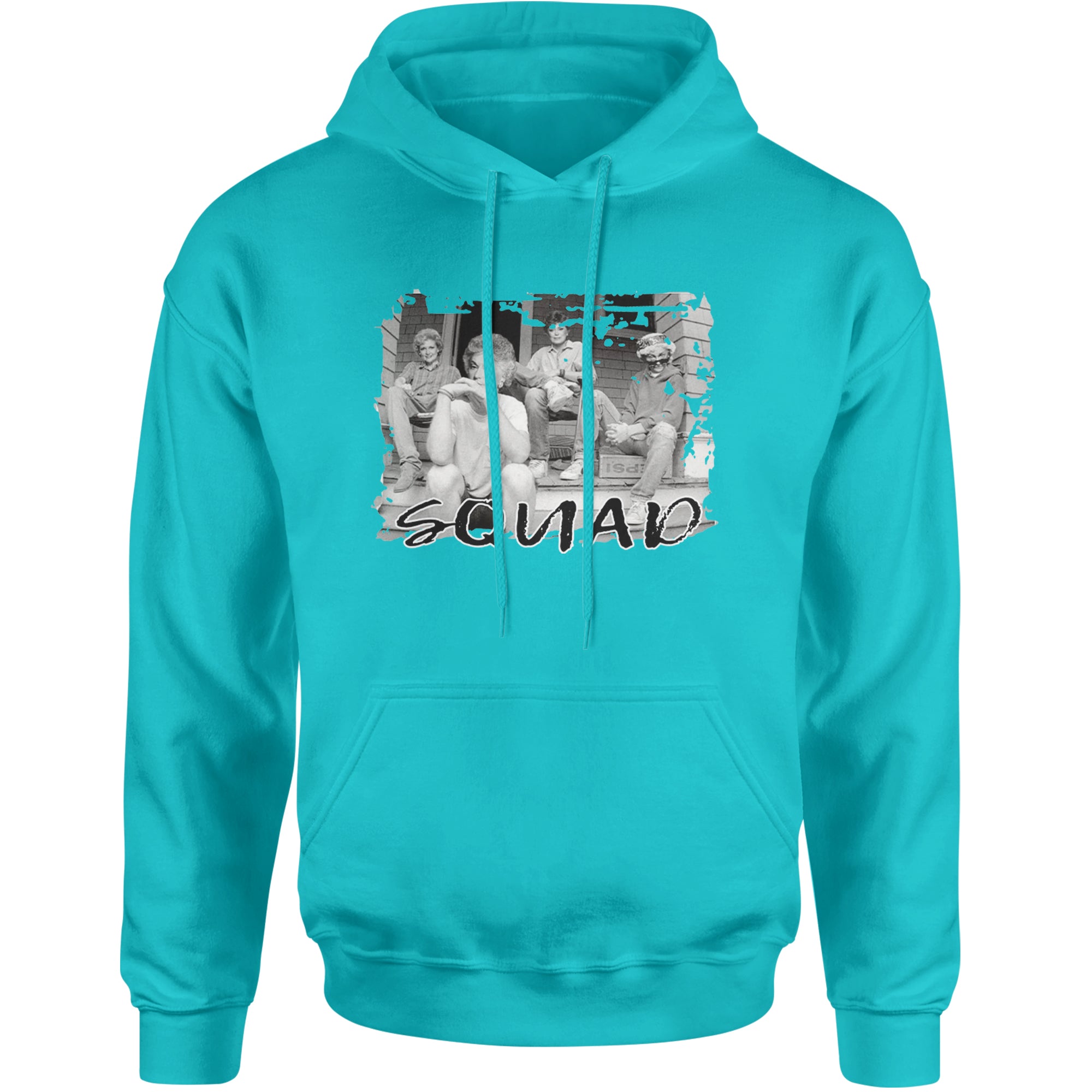 Squad Golden Girls Adult Hoodie Sweatshirt Teal