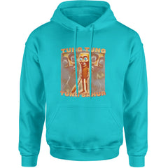 Tung Tung Tung Sahur Enforcer Adult Hoodie Sweatshirt Teal