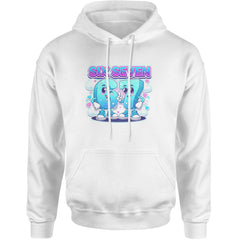 67 Six Seven Meme Kawaii Cloud Adult Hoodie Sweatshirt White