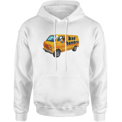 Bad Hombres Van West Chester Band Adult Hoodie Sweatshirt White