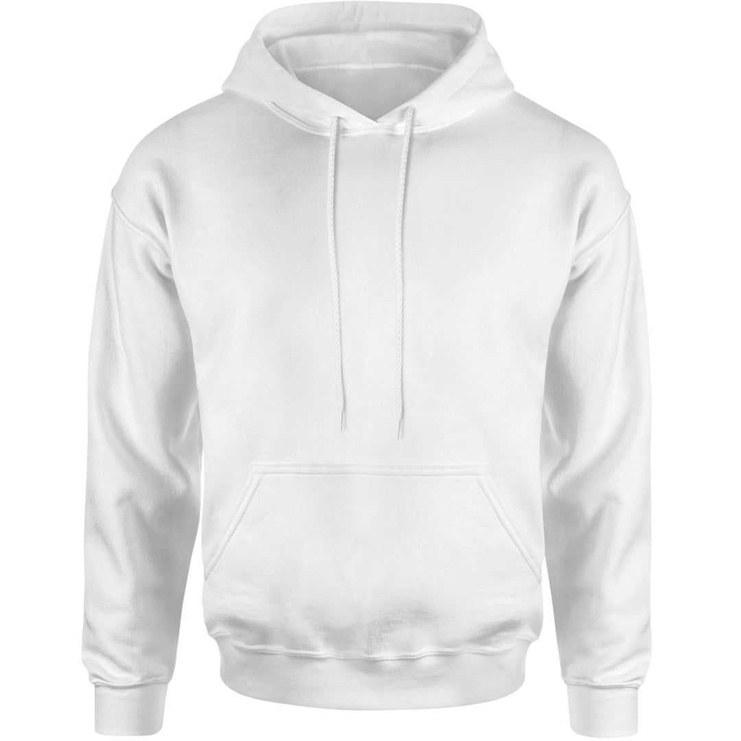 Basics - Pure &amp; Simple Blank Apparel Adult Hoodie Sweatshirt White