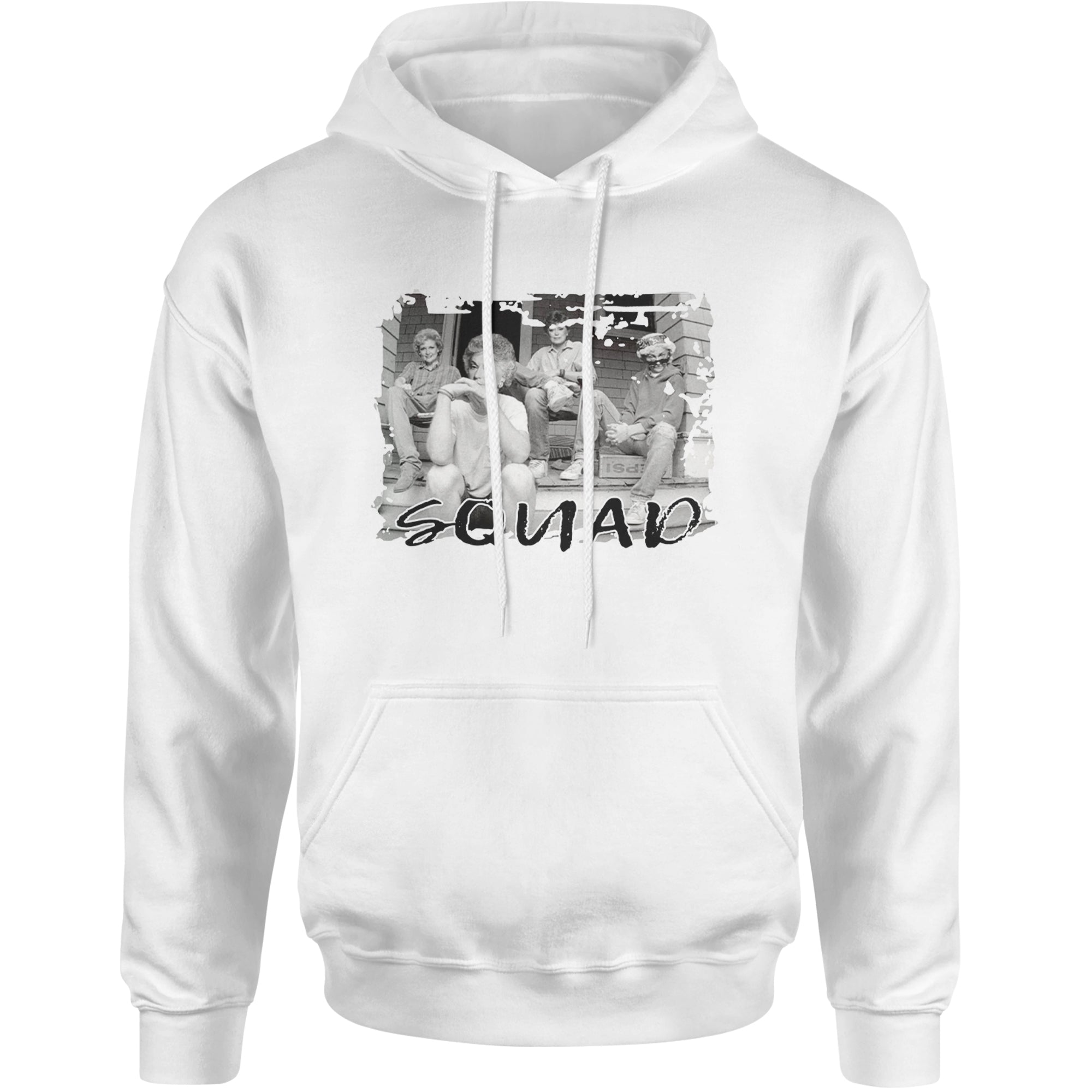 Squad Golden Girls Adult Hoodie Sweatshirt White