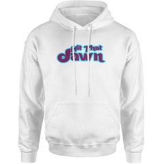 Hit That Jawn Philly Baseball Adult Hoodie Sweatshirt White