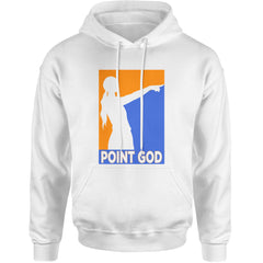 Point God Cunningham Basketball Pointing Meme  Adult Hoodie Sweatshirt White