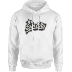 Sin City Vegas Retro Vintage Adult Hoodie Sweatshirt White