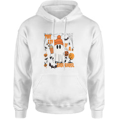 Life of a Showghoul Halloween Showgirl Vibes Adult Hoodie Sweatshirt White