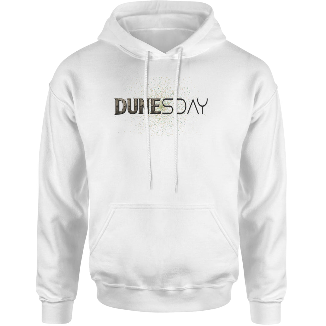 DunesDay Desert Apocolypse Adult Hoodie Sweatshirt White