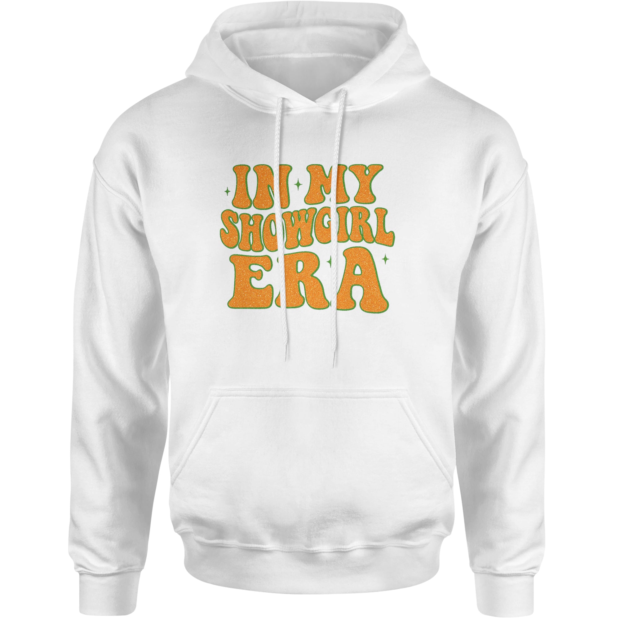 In My Showgirl Era Retro Adult Hoodie Sweatshirt White
