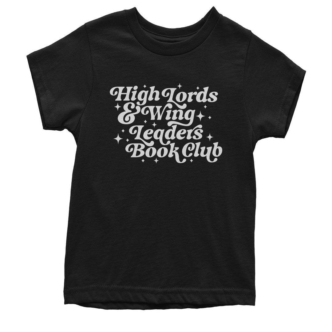 High Lords and Wingleaders Club Romantasy Youth T-shirt Black