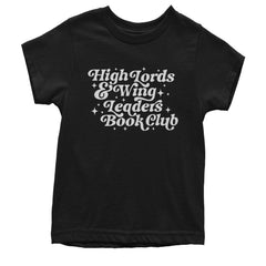High Lords and Wingleaders Club Romantasy Youth T-shirt Black