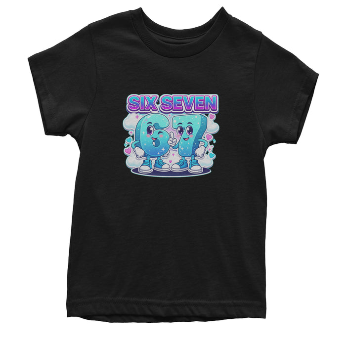 67 Six Seven Meme Kawaii Cloud Youth T-shirt