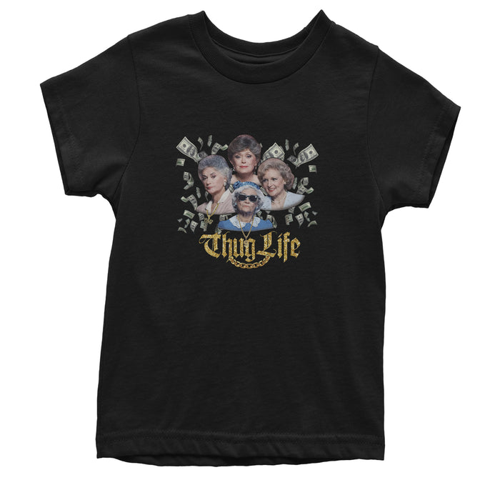 Golden Chain Thug Life Girls Youth T-shirt