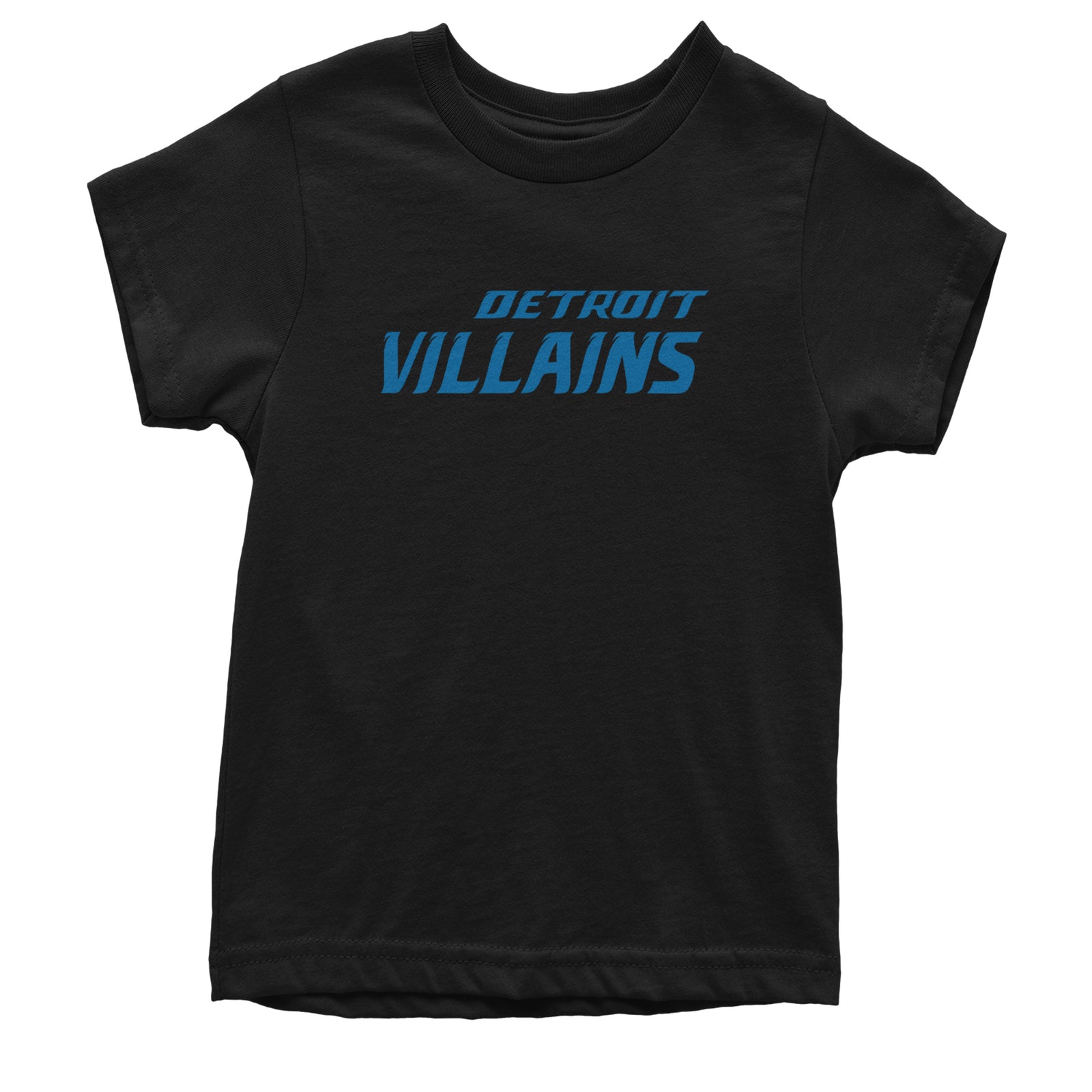 Detroit Villains Grit Football Youth T-shirt Black