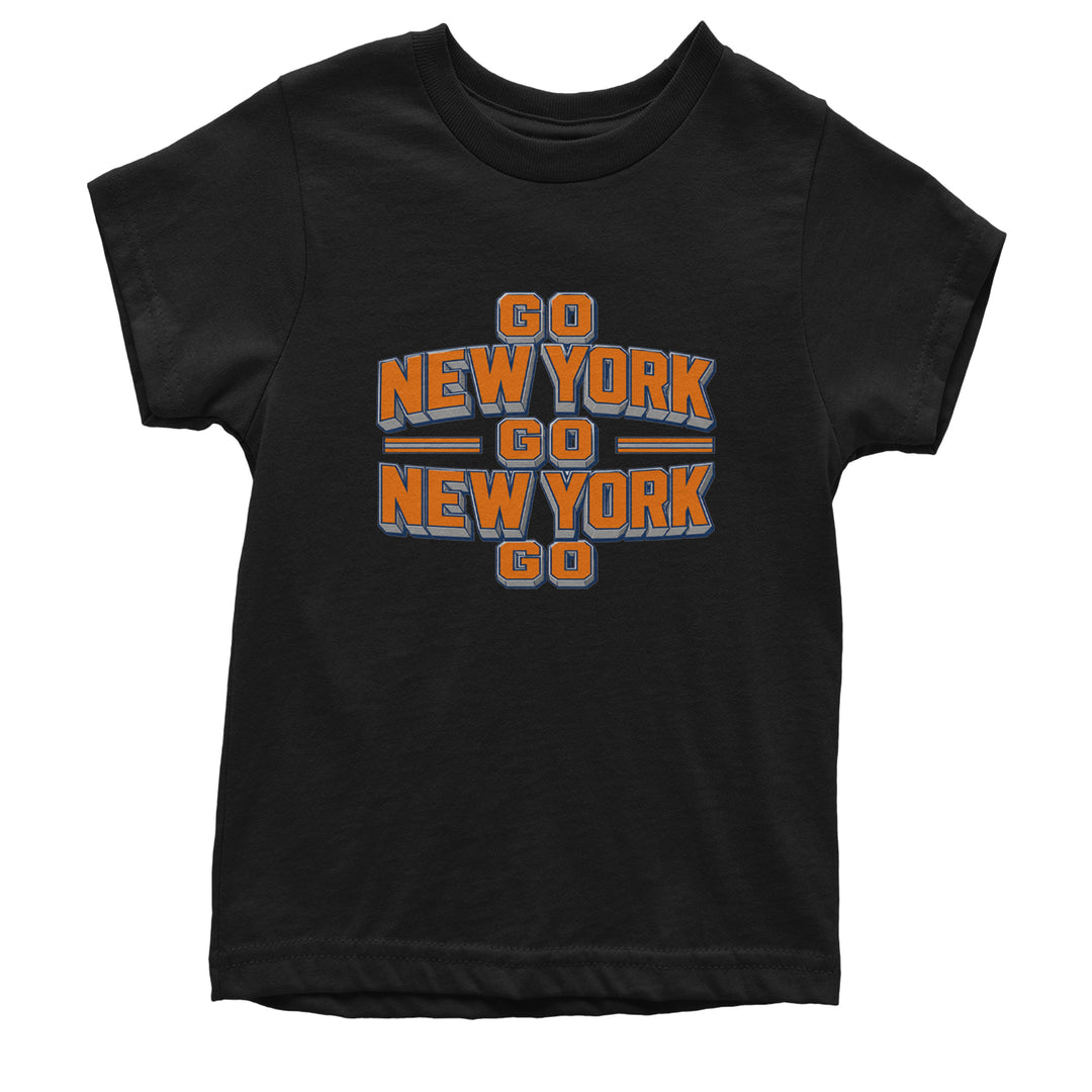 Go New York Go Basketball Youth T-shirt Black