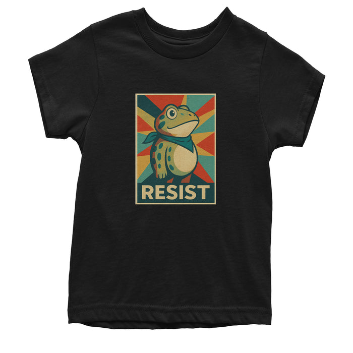 Resist Portland Protest Frog Youth T-shirt