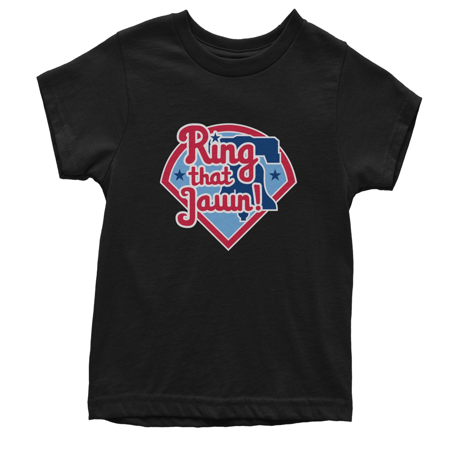 Ring That Jawn Philly Baseball Youth T-shirt Navy Blue