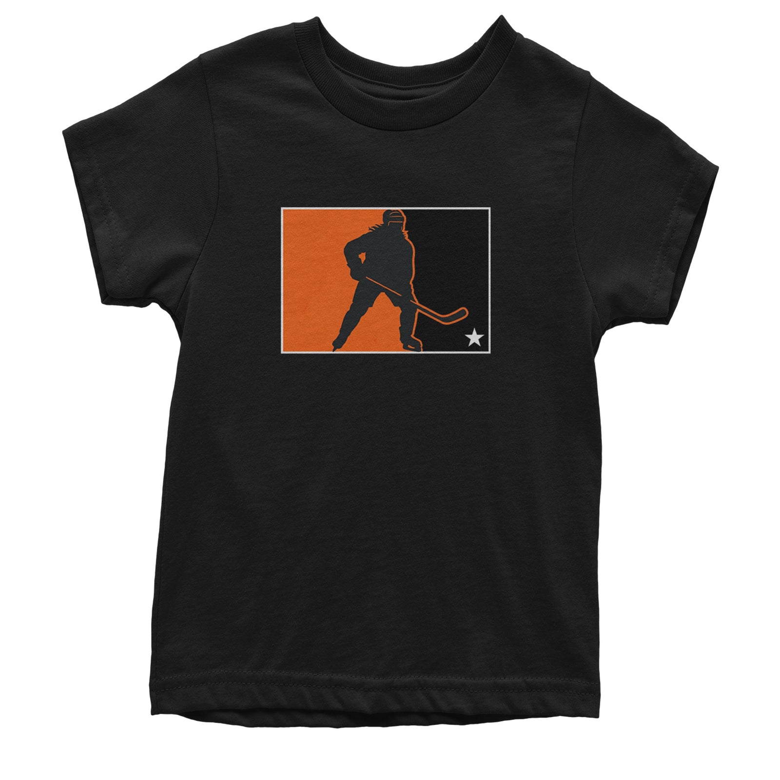 Hockey Enforcer Retro Vintage Youth T-shirt Black