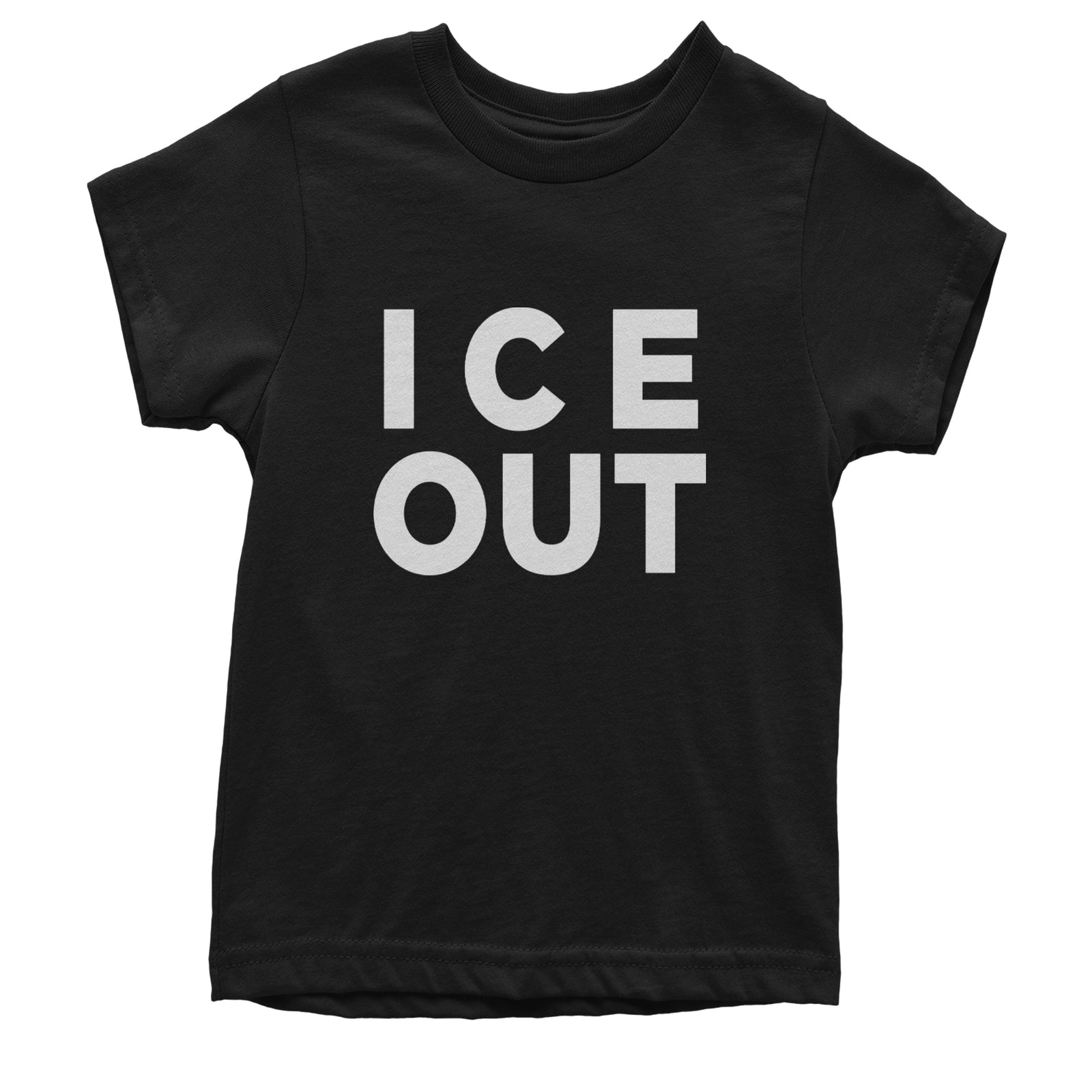 Ice Out Protest Youth T-shirt Black