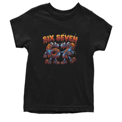 67 Lava Lightning Six Seven Meme Youth T-shirt Black