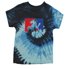 Philly Baseball Phan Youth T-shirt Tie-Dye Blue Ocean
