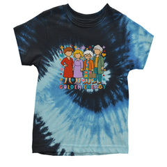 Golden Forever Golden Girls Youth T-shirt Tie-Dye Blue Ocean