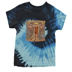Tung Tung Tung Sahur Enforcer Youth T-shirt Tie-Dye Blue Ocean