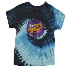 Bad Hombres Space West Chester Band Youth T-shirt Tie-Dye Blue Ocean