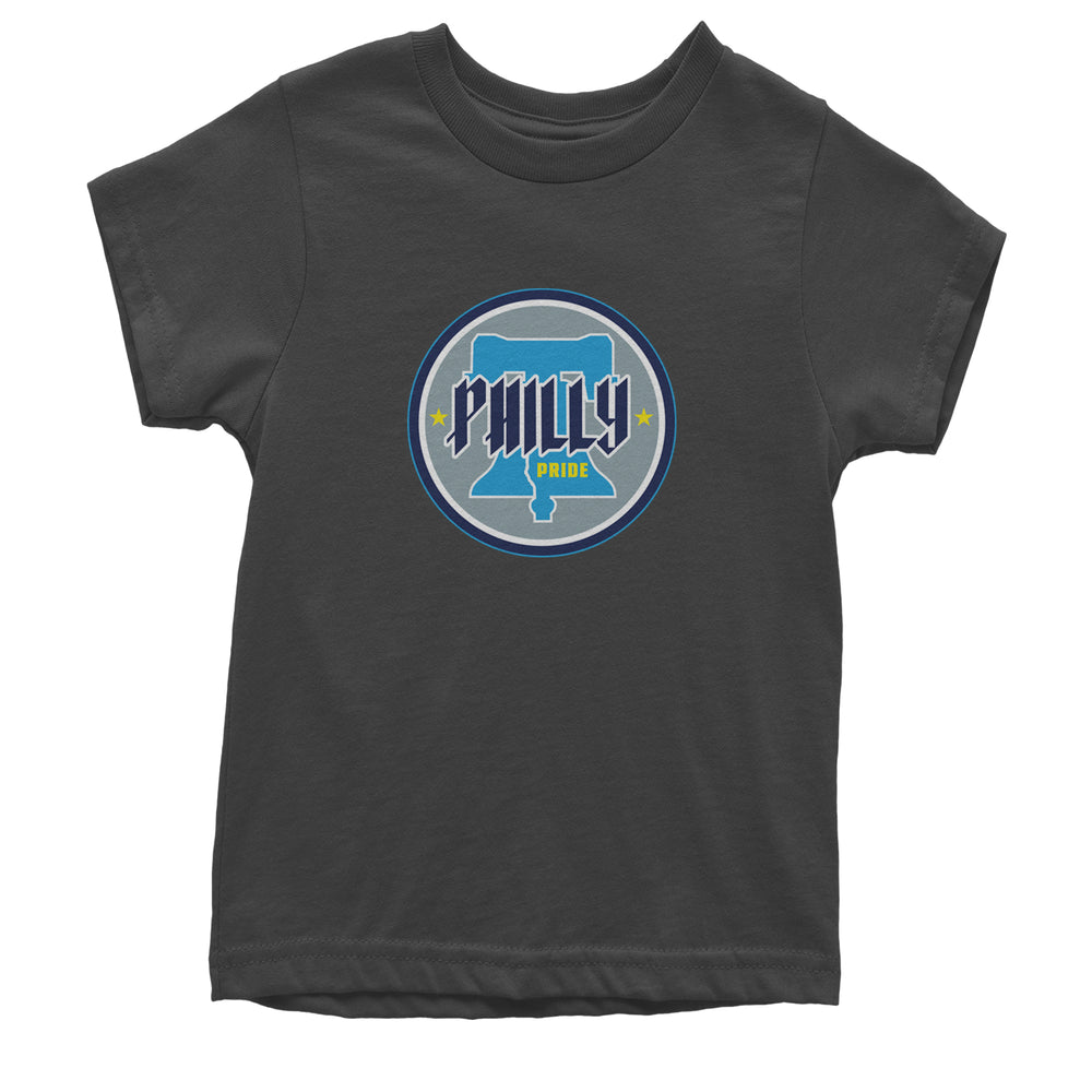 Philly Pride Liberty Bell Youth T-shirt Charcoal Grey
