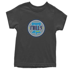 Philly Pride Liberty Bell Youth T-shirt Charcoal Grey