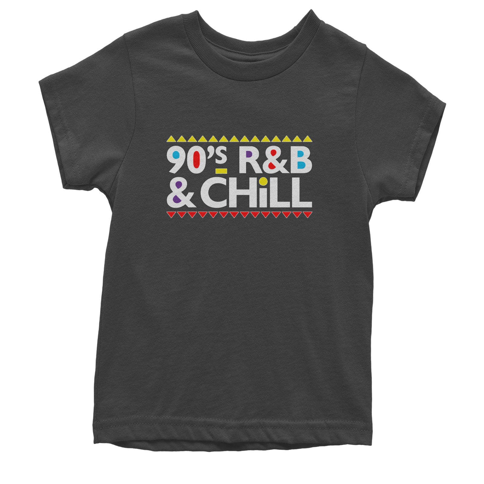 90s R&B and Chill Retro Throwback Youth T-shirt Black