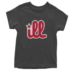 ILL Vintage It's A Philly Thing Youth T-shirt Charcoal Grey