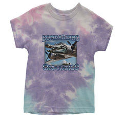 Bombardino Crocodilo Brainrot Youth T-shirt Tie-Dye Cotton Candy
