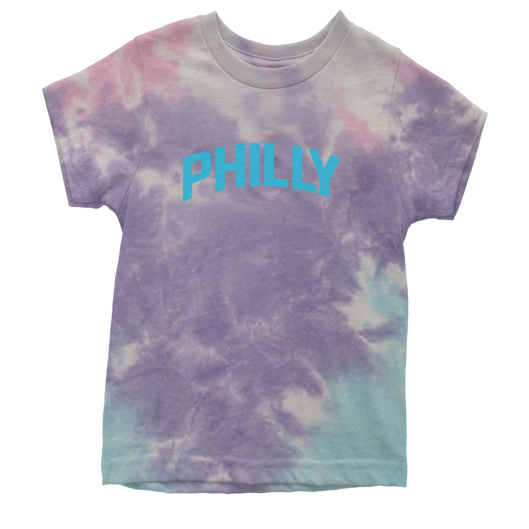 Philly Philadelphia Pride Youth T-shirt Tie-Dye Cotton Candy