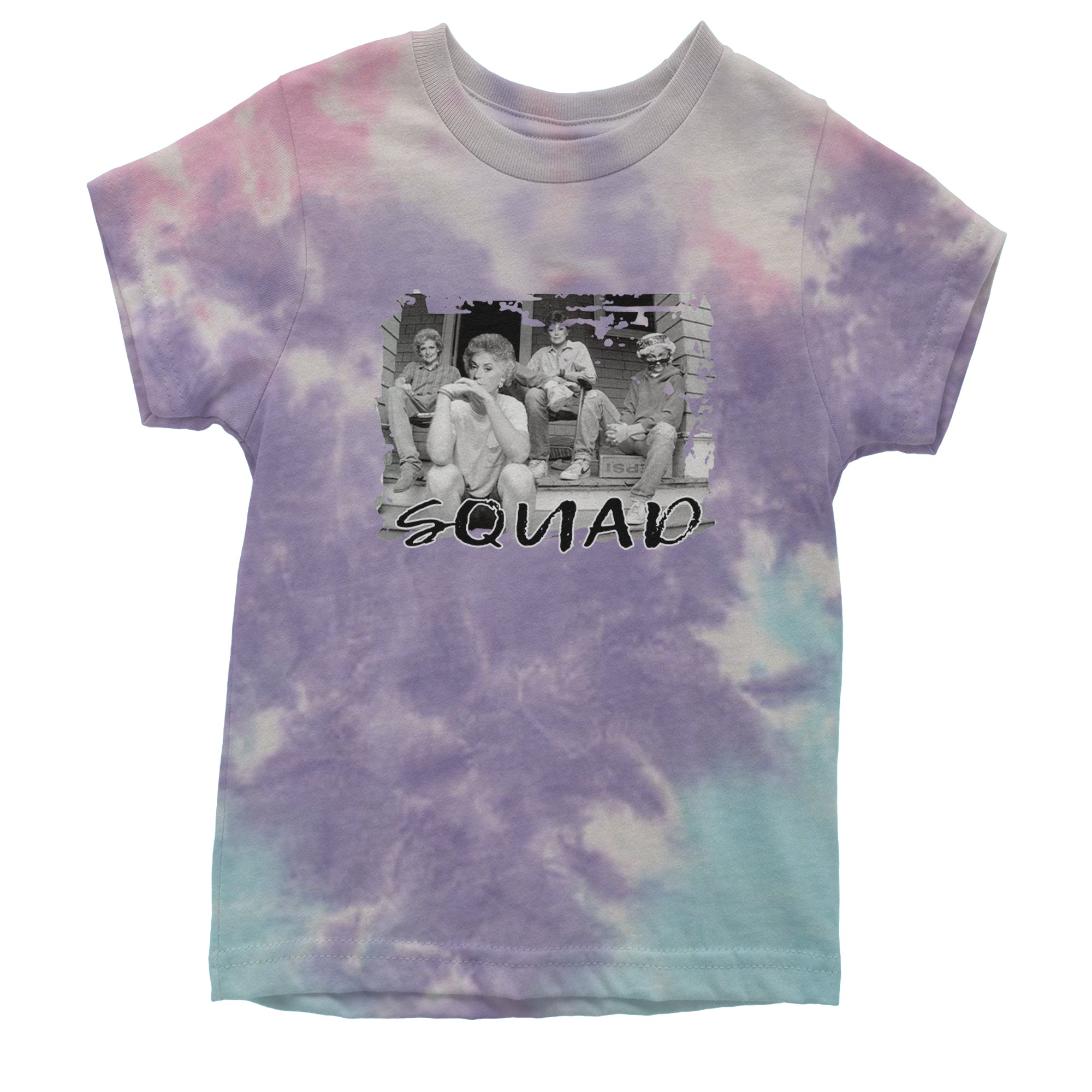 Squad Golden Girls Youth T-shirt Tie-Dye Cotton Candy