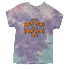 Go New York Go Basketball Youth T-shirt Tie-Dye Cotton Candy