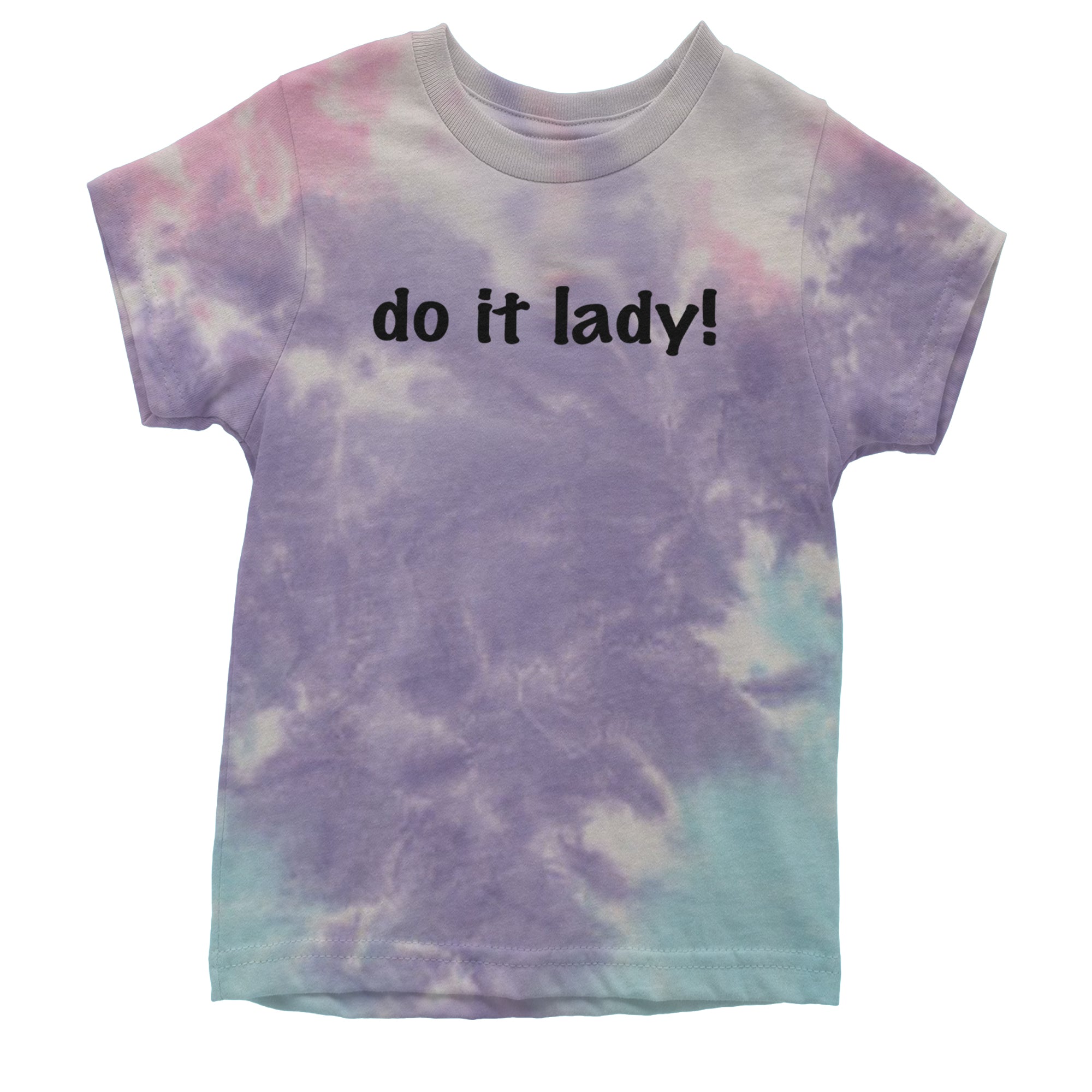 Do It Lady Viral Meme Youth T-shirt Tie-Dye Cotton Candy
