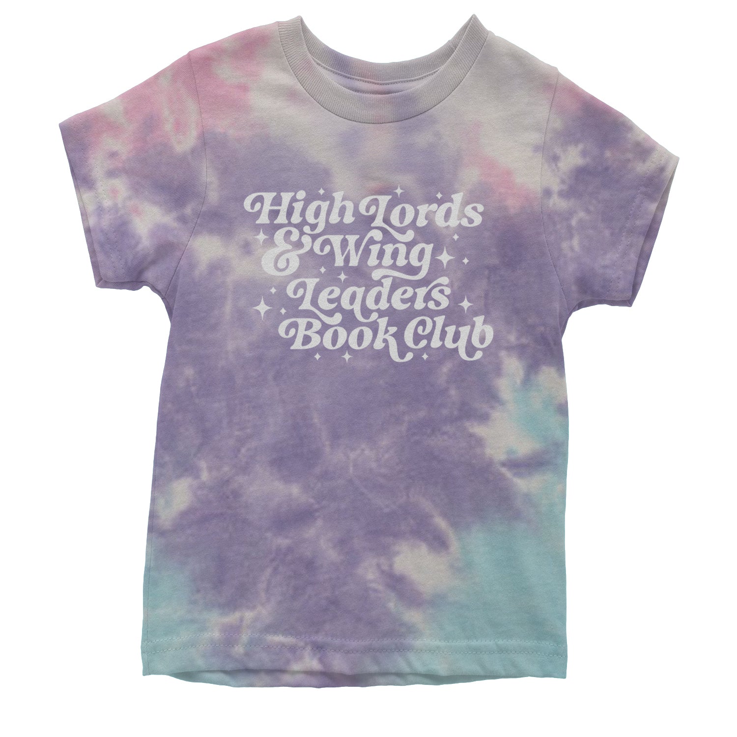 High Lords and Wingleaders Club Romantasy Youth T-shirt Tie-Dye Cotton Candy