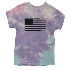 Redacted American Flag Youth T-shirt Tie-Dye Cotton Candy