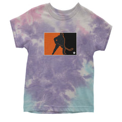Hockey Enforcer Retro Vintage Youth T-shirt Tie-Dye Cotton Candy