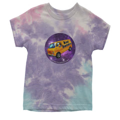 Bad Hombres Space West Chester Band Youth T-shirt Tie-Dye Cotton Candy
