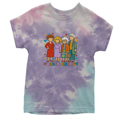 Golden Forever Golden Girls Youth T-shirt Tie-Dye Cotton Candy